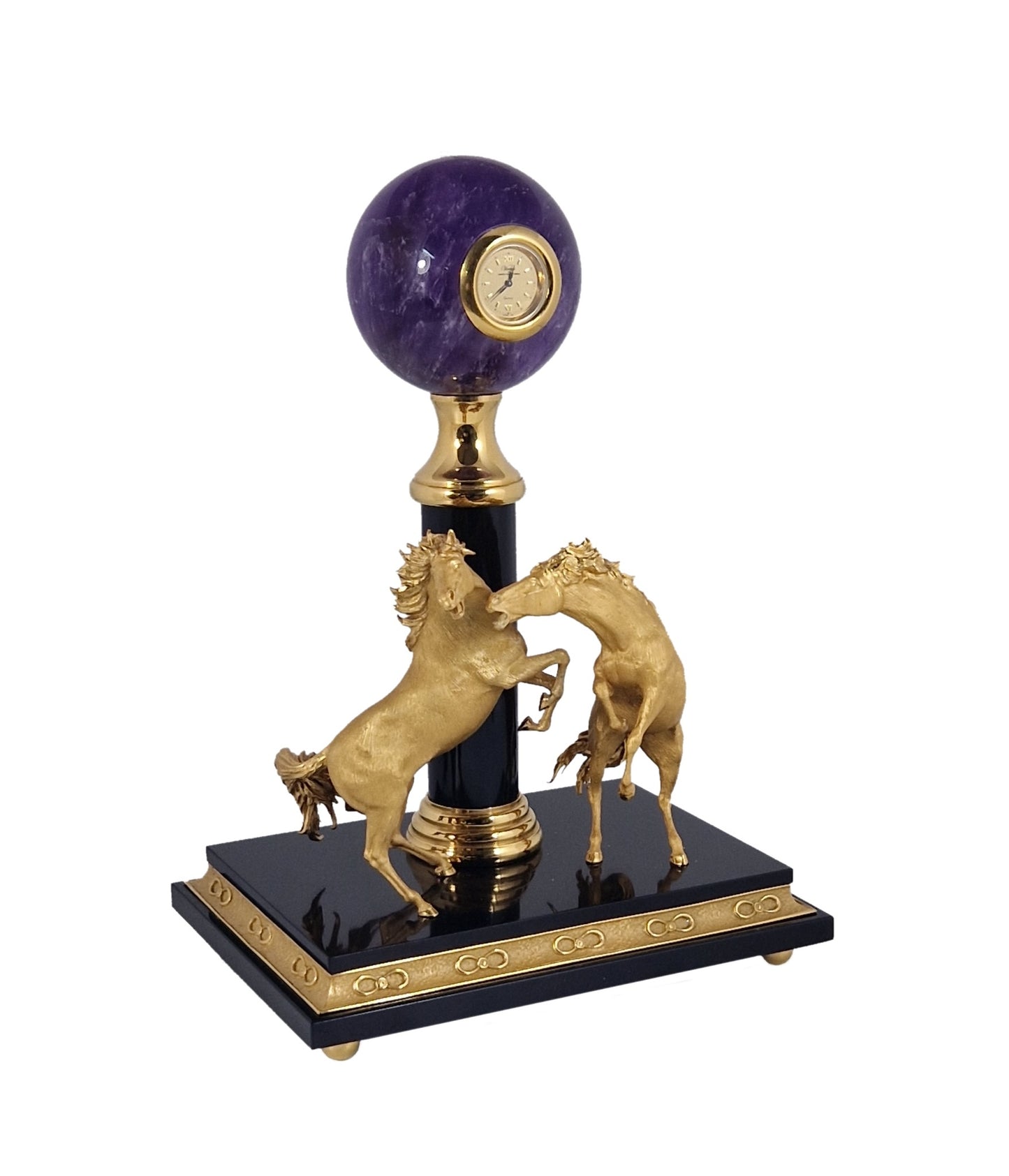 Playing Horses Clock