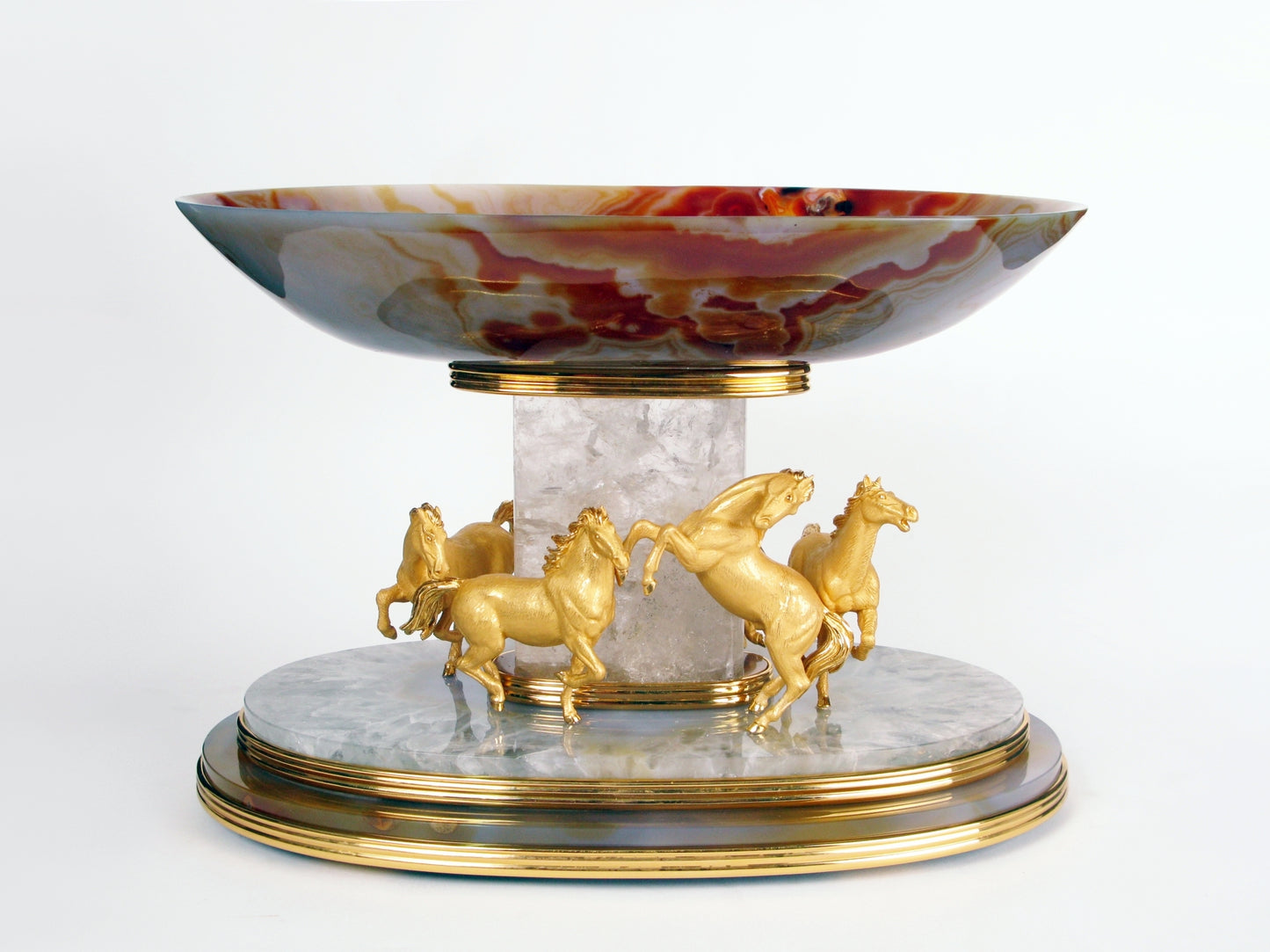 Vase with Dancing Horses