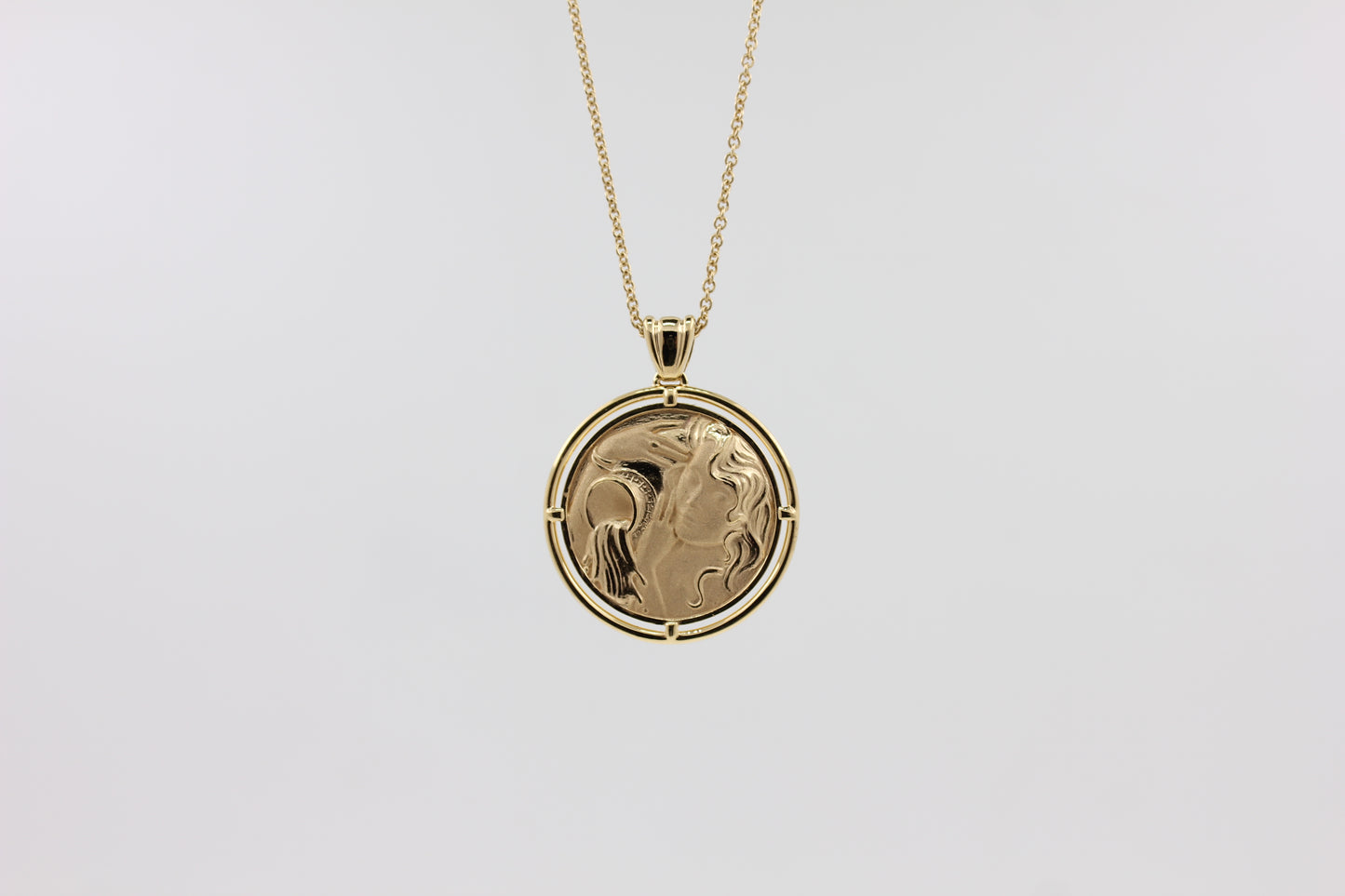 Gold Necklace "AQUARIUS"