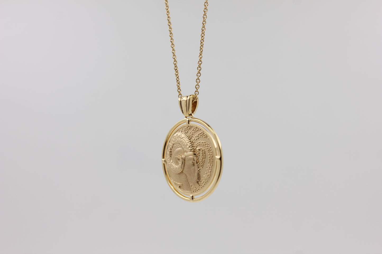 Gold Necklace "ARIES"