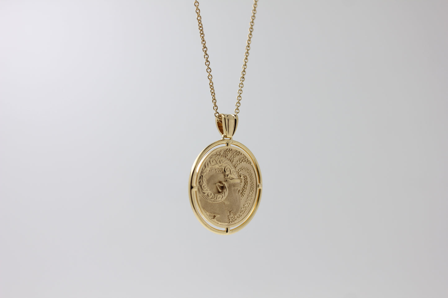 Gold Necklace "ARIES"