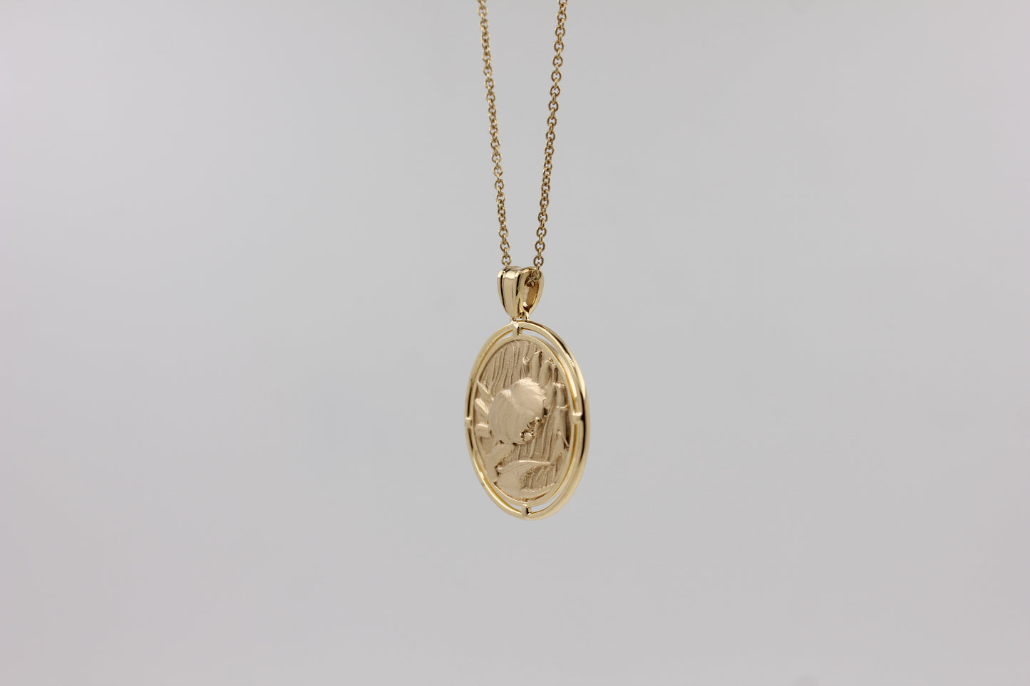 Gold Necklace "CANCER"