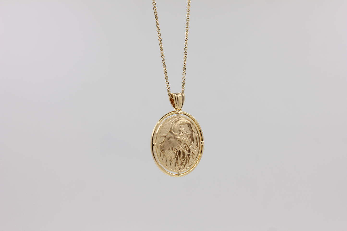 Gold Necklace "CAPRICORN"