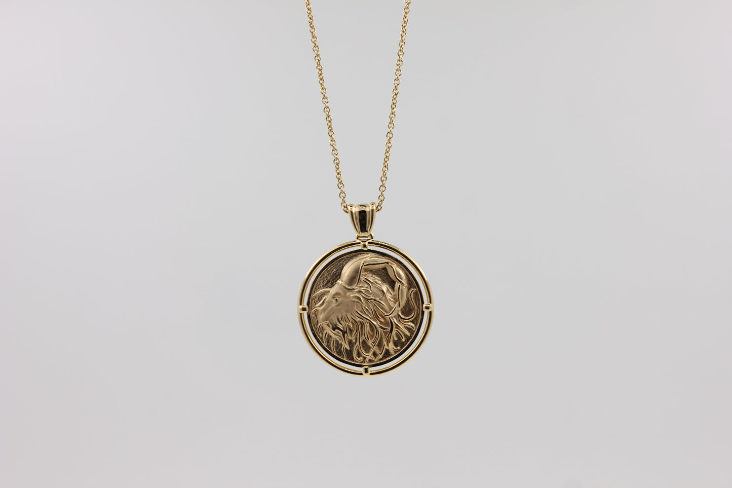 Gold Necklace "CAPRICORN"