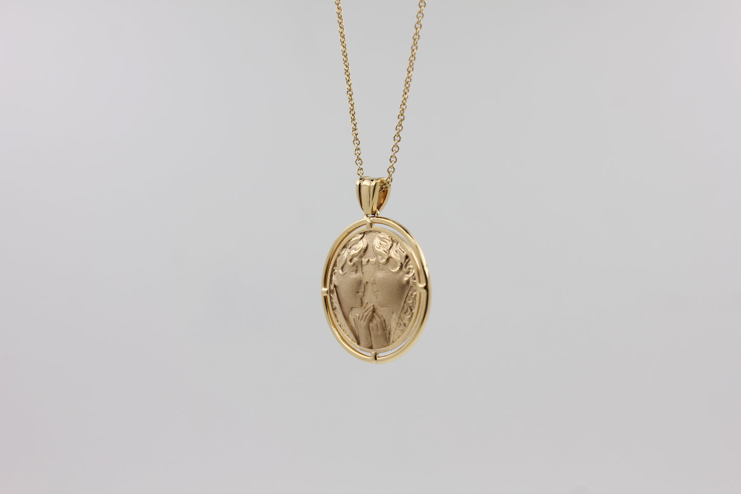 Gold Necklace "GEMINI"
