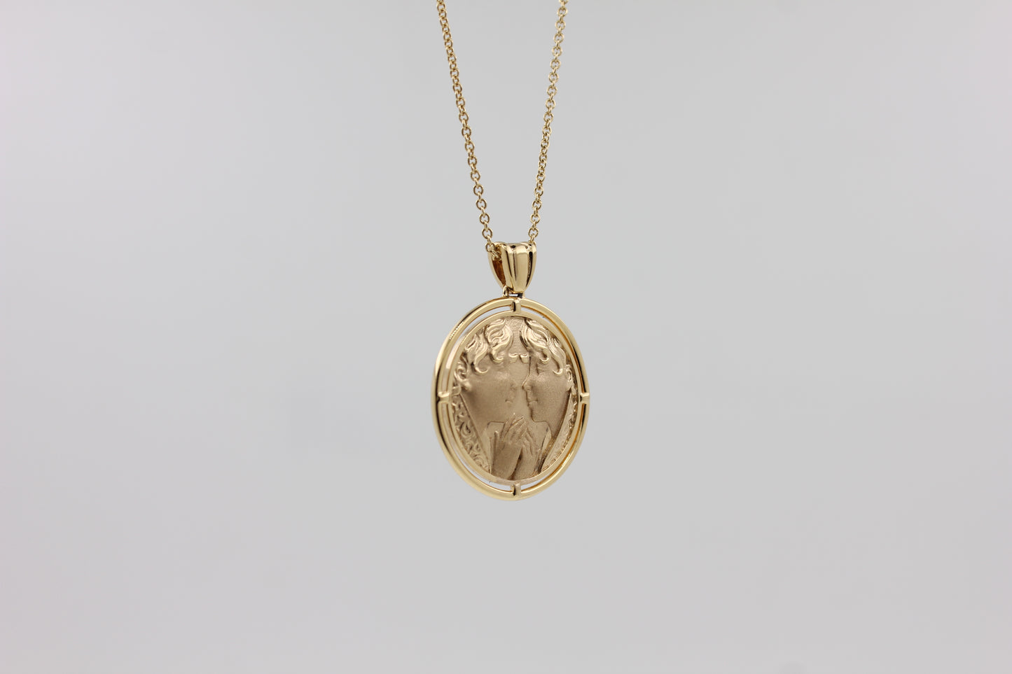 Gold Necklace "GEMINI"