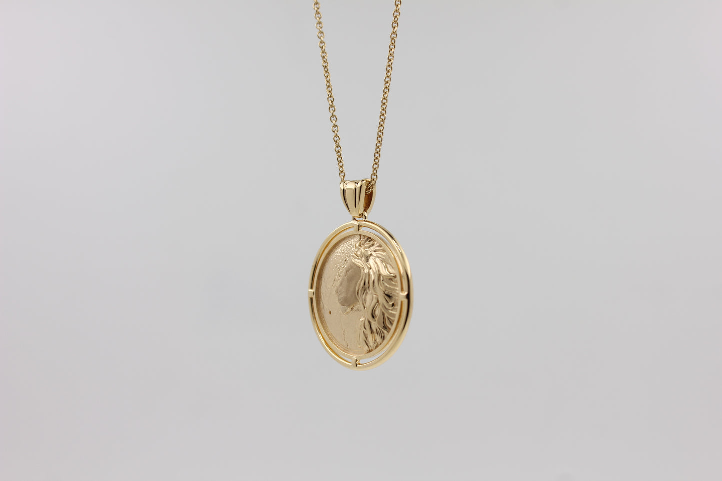 Gold Necklace "LEO"