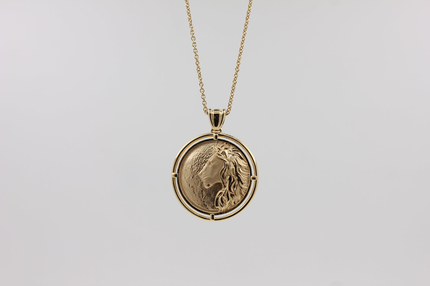 Gold Necklace "LEO"