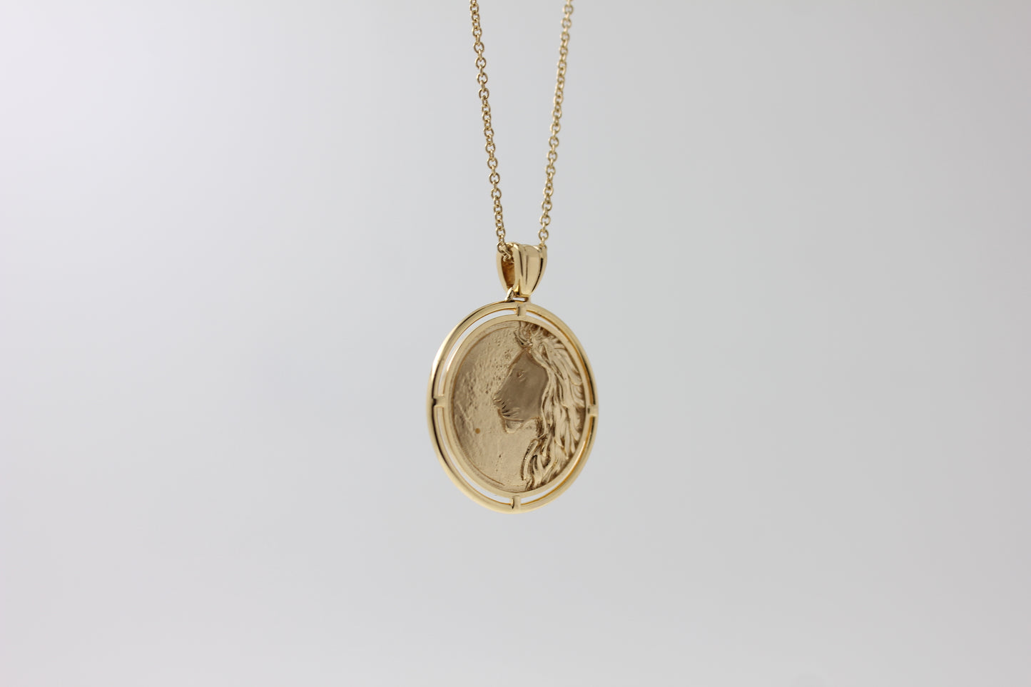 Gold Necklace "LEO"