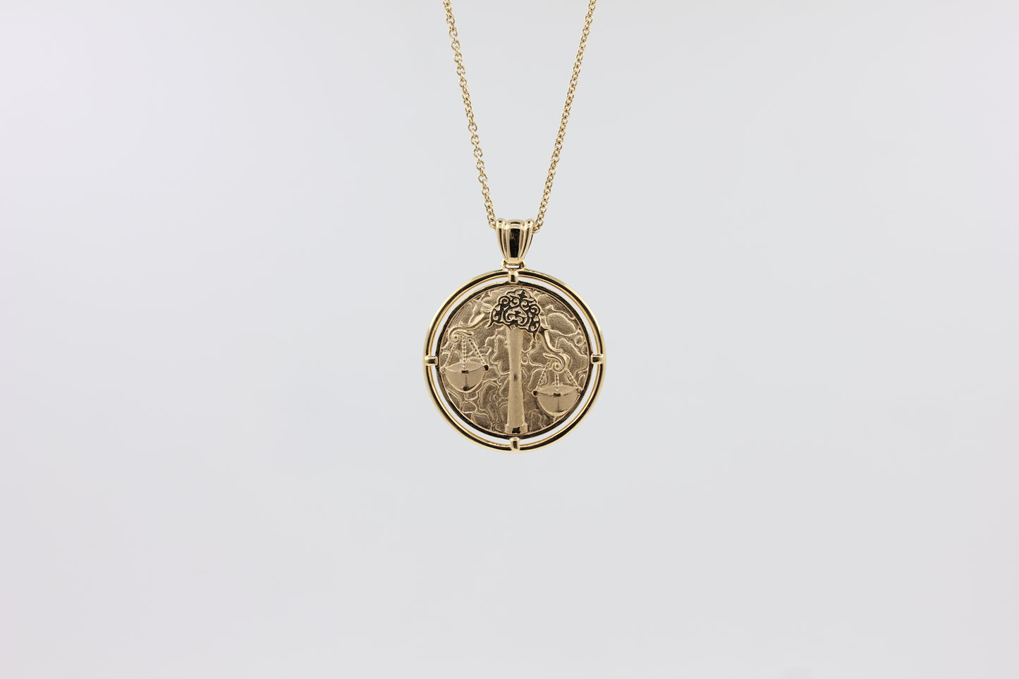 Gold Necklace "LIBRA"