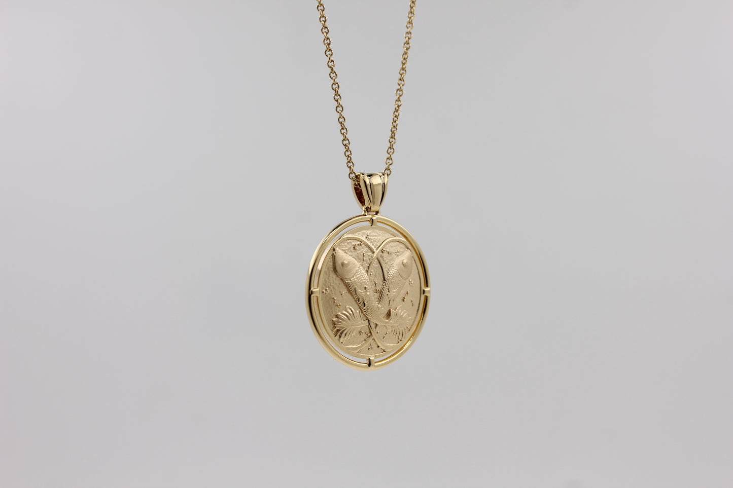 Gold Necklace "PISCES"