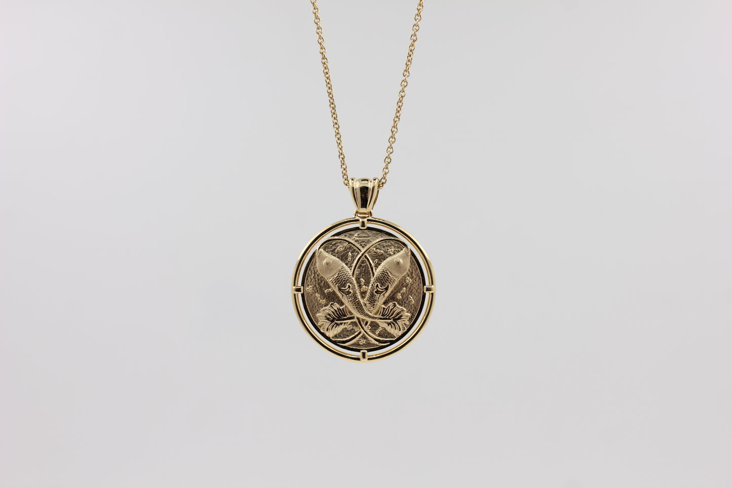 Gold Necklace "PISCES"