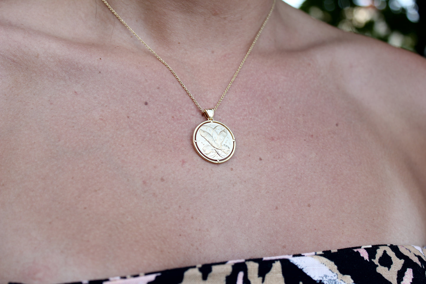 Gold Necklace "PISCES"