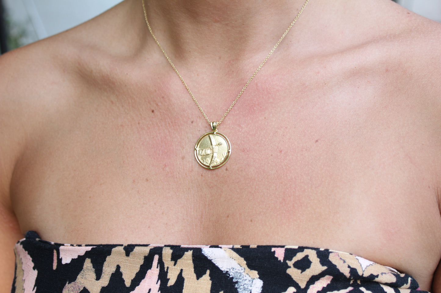 Gold Necklace "SAGITTARIUS"