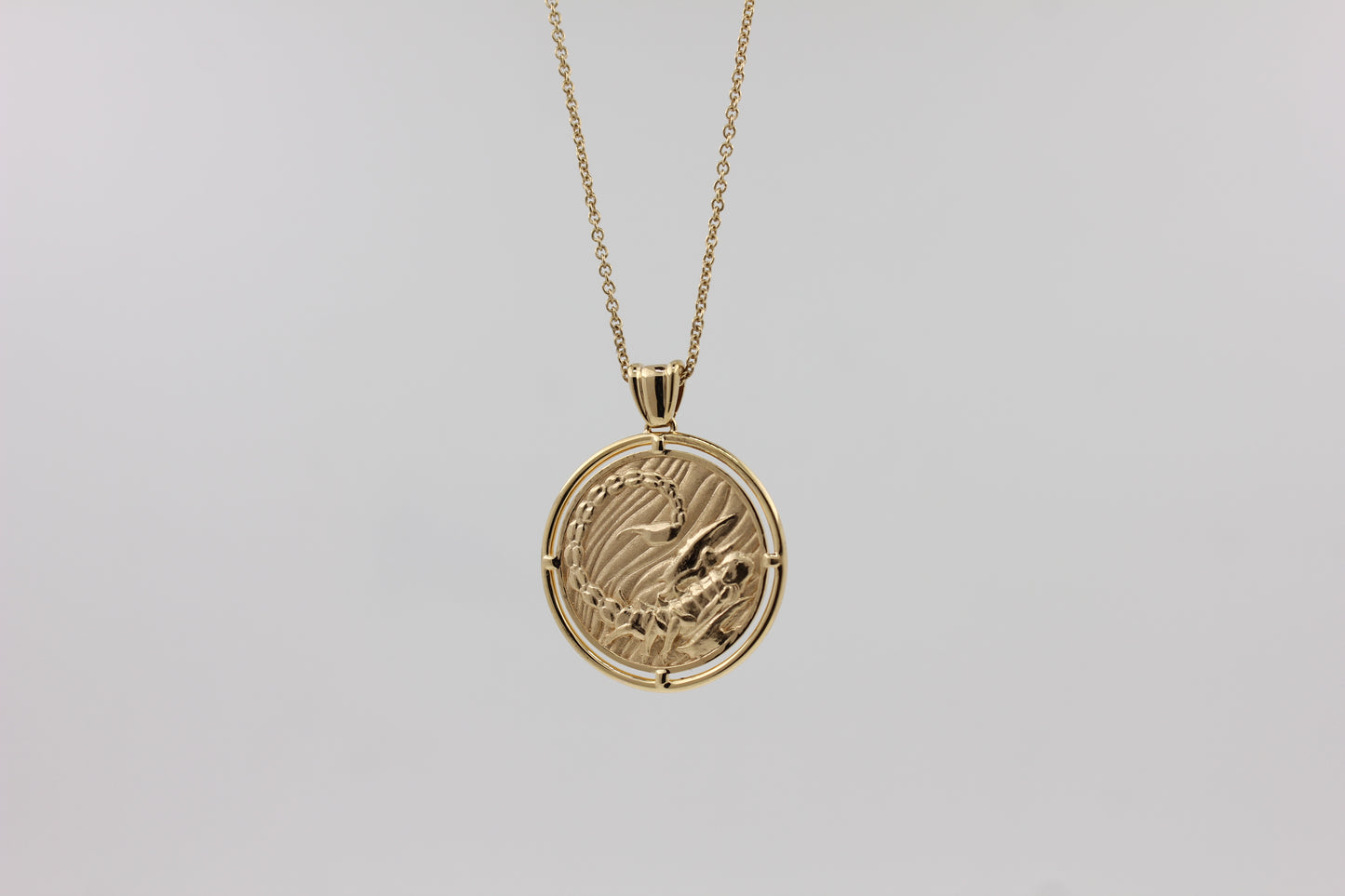 Gold Necklace "SCORPIO"