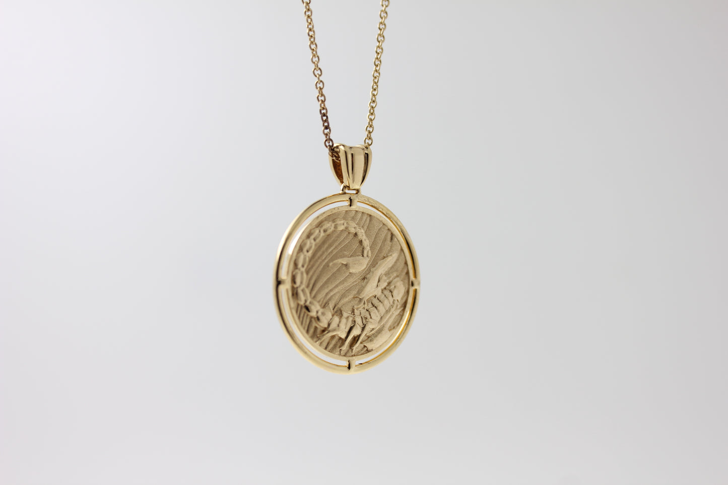 Gold Necklace "SCORPIO"