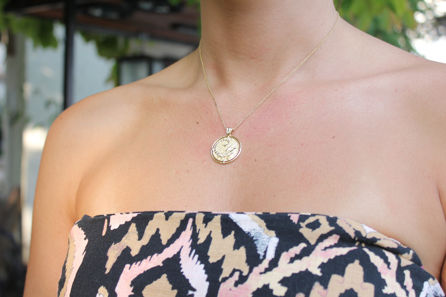 Gold Necklace "SCORPIO"