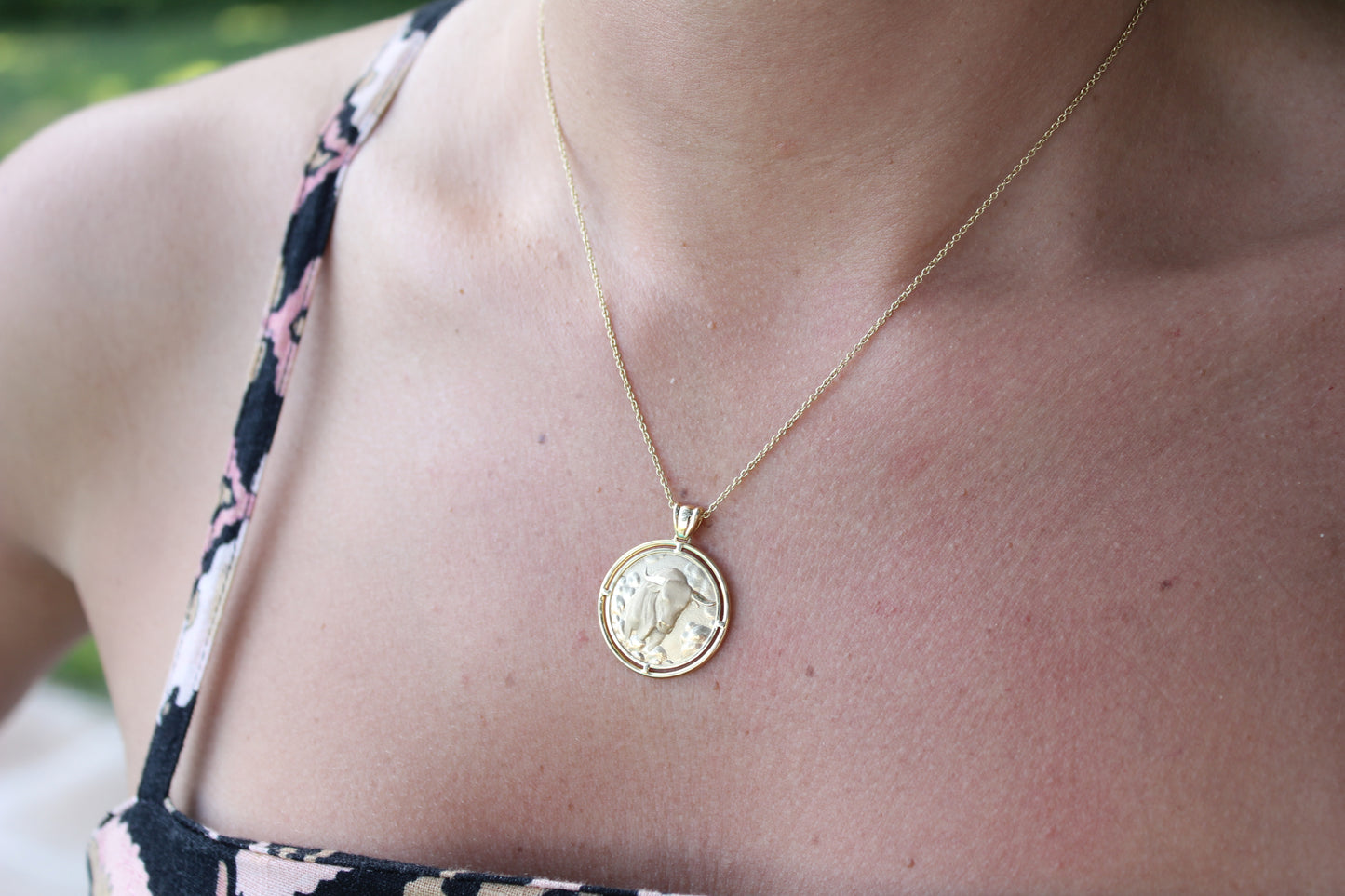 Gold Necklace "TAURUS"