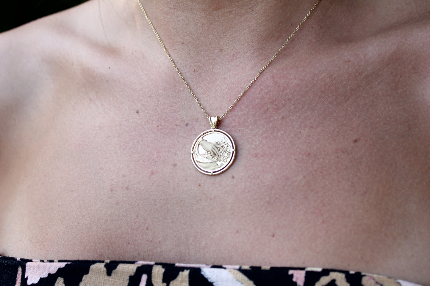 Gold Necklace "VIRGO"