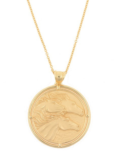 Gold Necklace “INDOMITABLE”