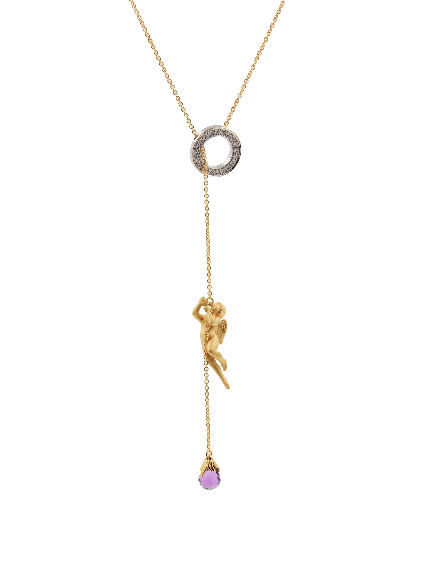 Gold Necklace “ANGELS” - Manuel Carrera Cordon