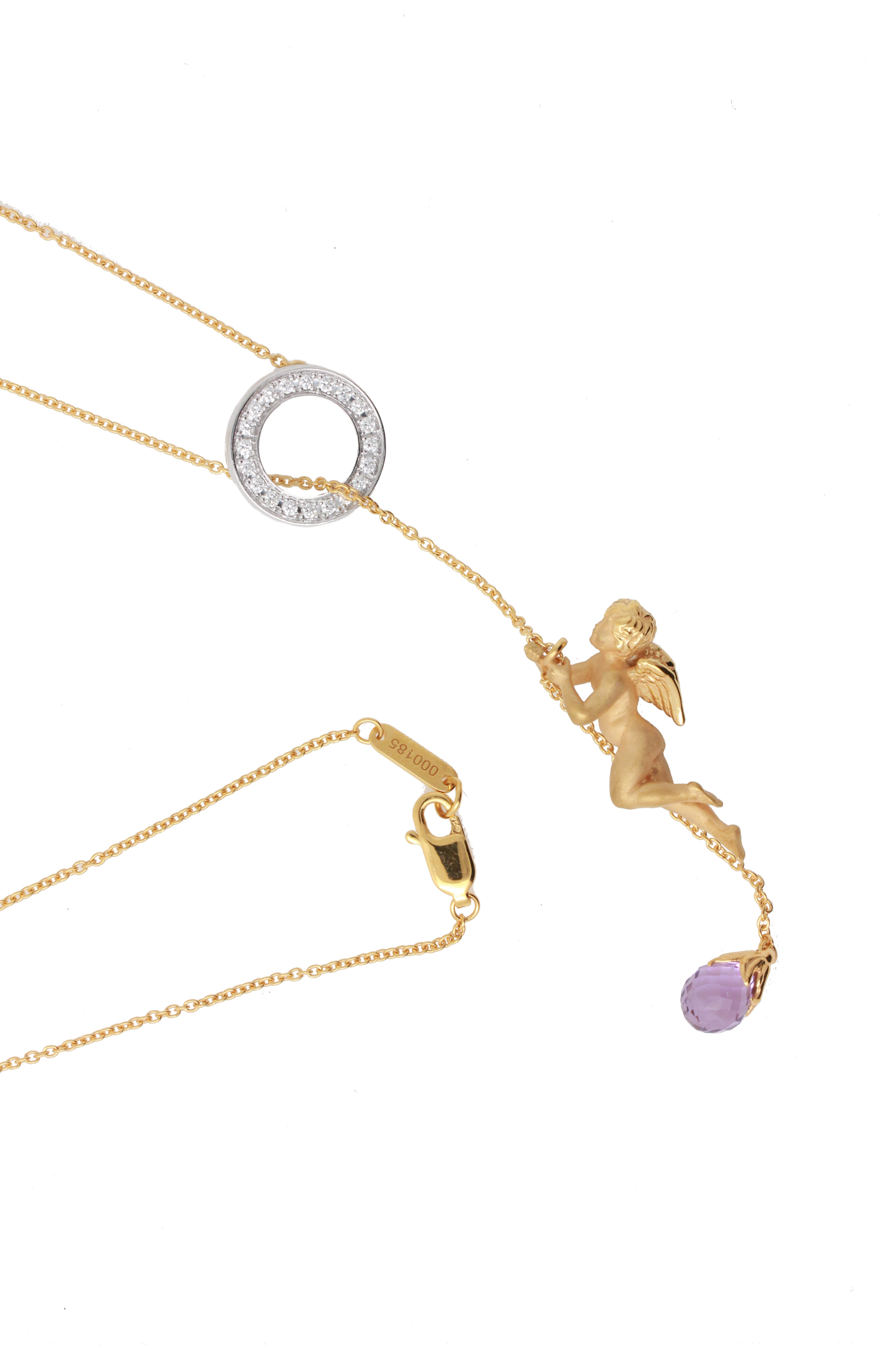 Gold Necklace “ANGELS” - Manuel Carrera Cordon