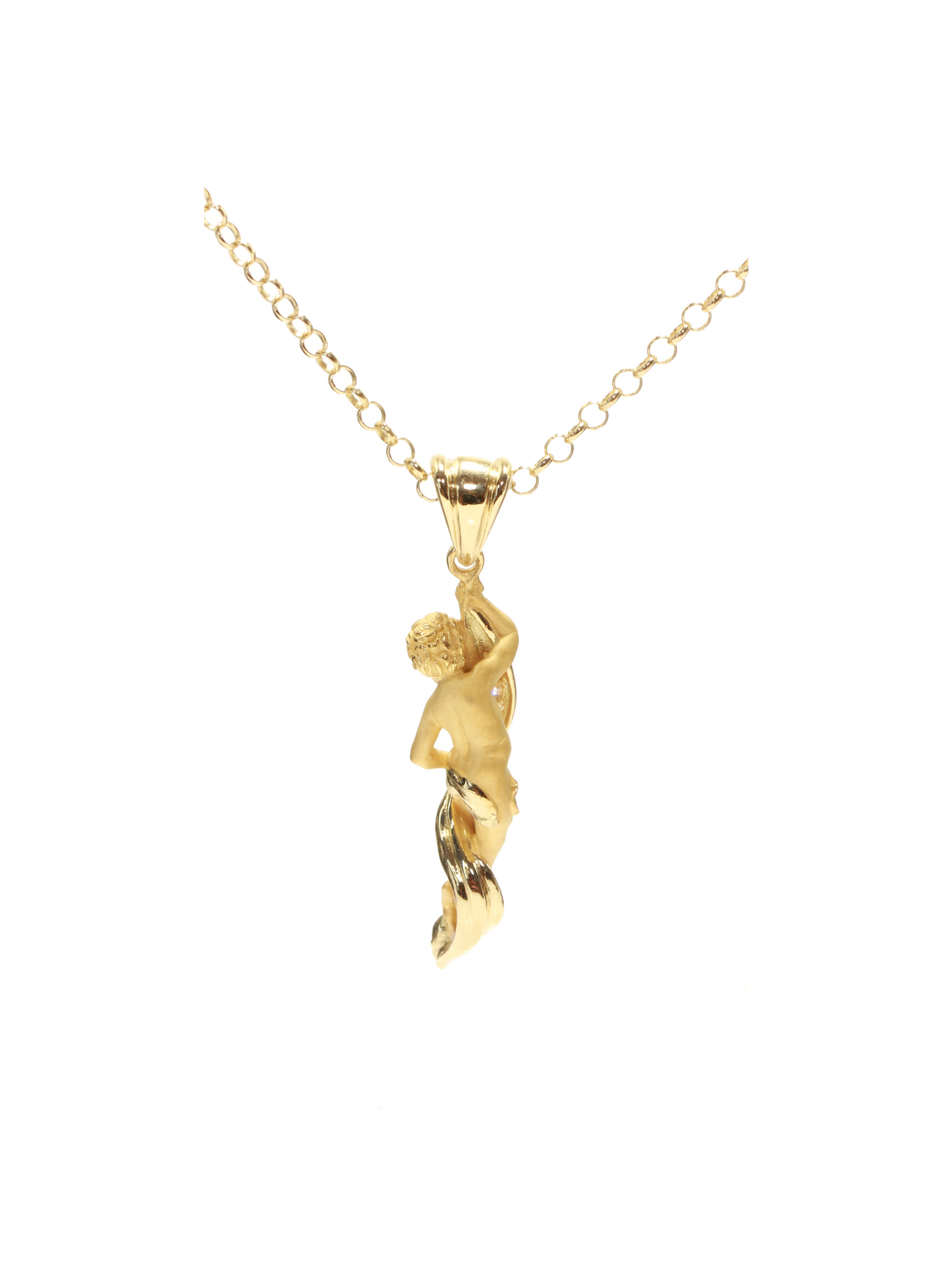 Gold Necklace “ANGELS” - Manuel Carrera Cordon
