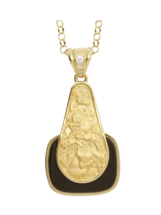 Gold Necklace “LOFTY CREATURE” - Manuel Carrera Cordon