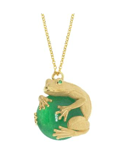 Gold Necklace “KAERU” - Manuel Carrera Cordon