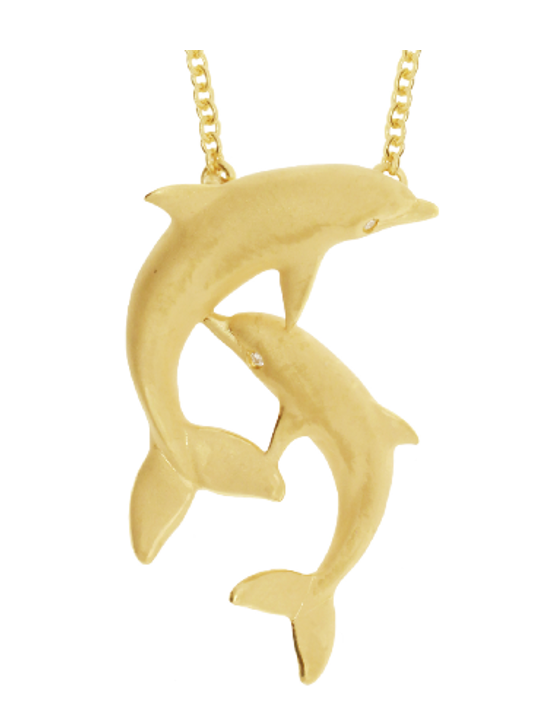 Gold Necklace “DOLPHIN” - Manuel Carrera Cordon