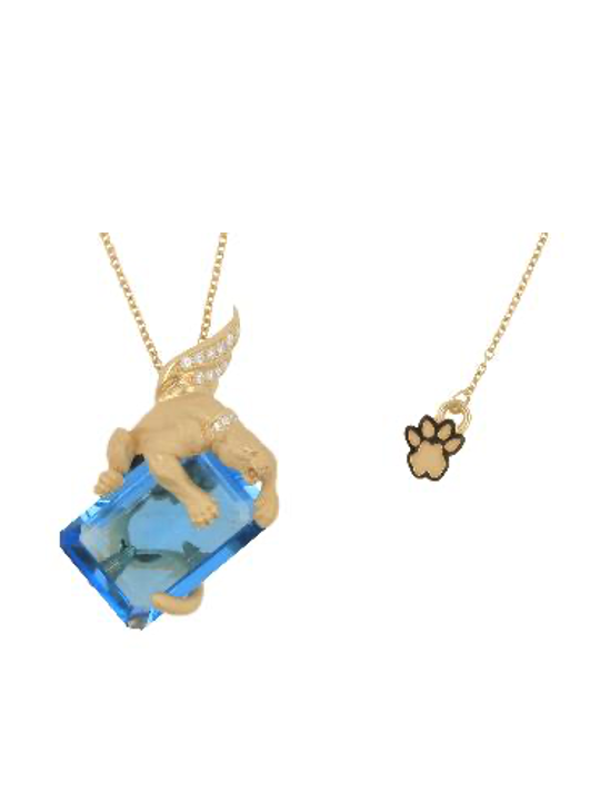 Gold Necklace “GUARDIAN” - Manuel Carrera Cordon
