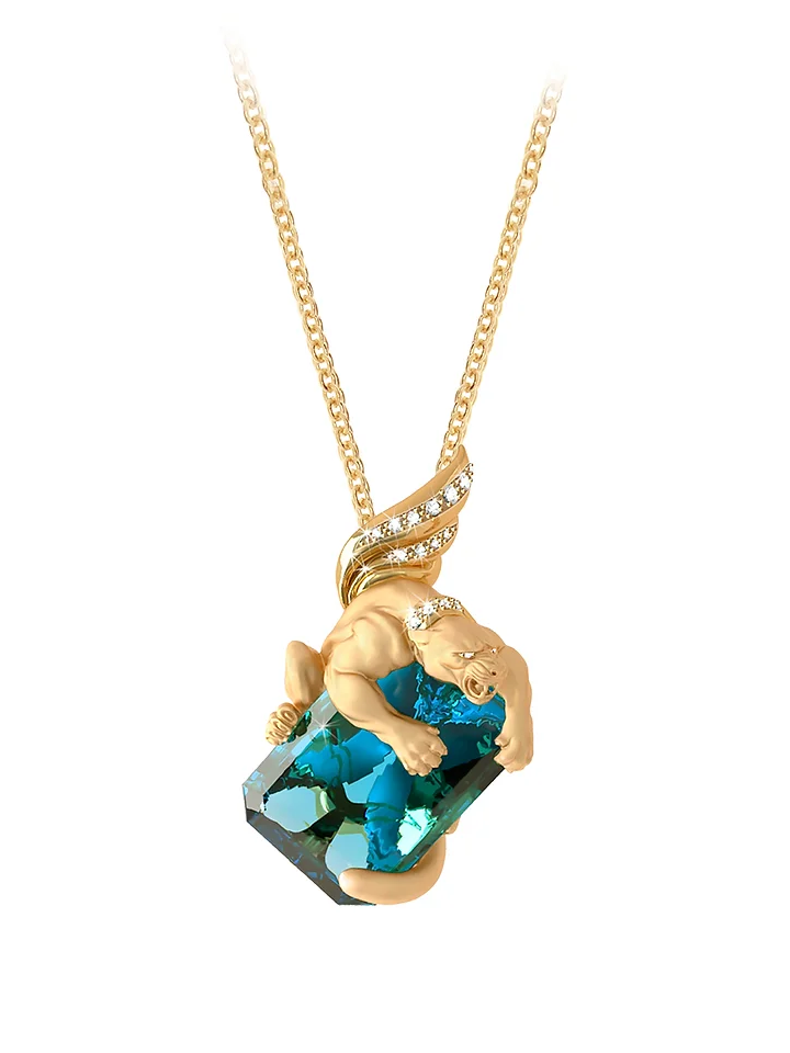 Gold Necklace “GUARDIAN” - Manuel Carrera Cordon