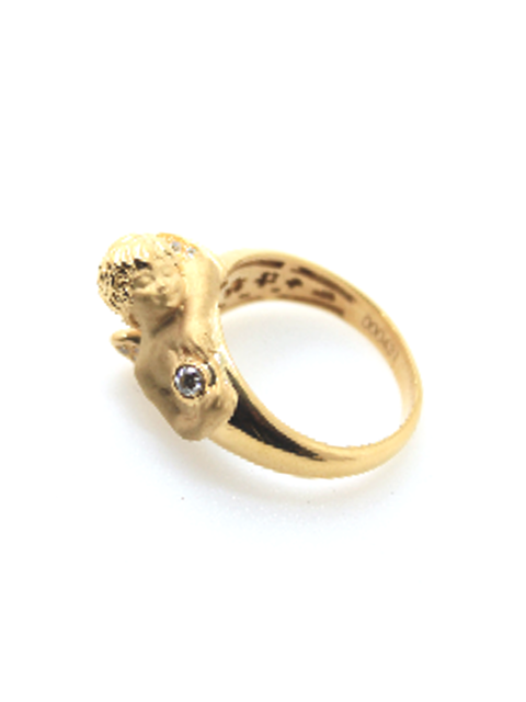 Gold Ring “ANGELS” - Manuel Carrera Cordon