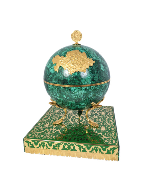 Kazakhstan Malachite Sphere