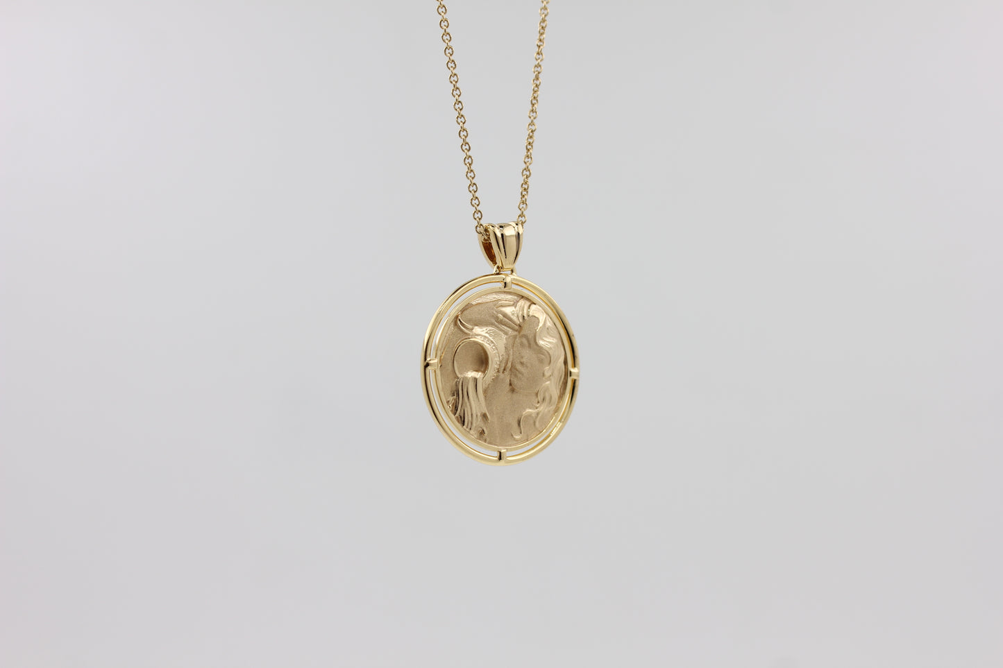 Gold Necklace "AQUARIUS"