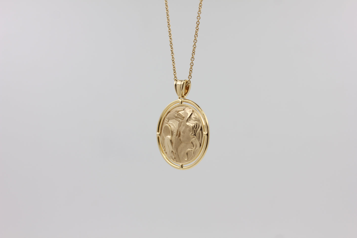 Gold Necklace "AQUARIUS"