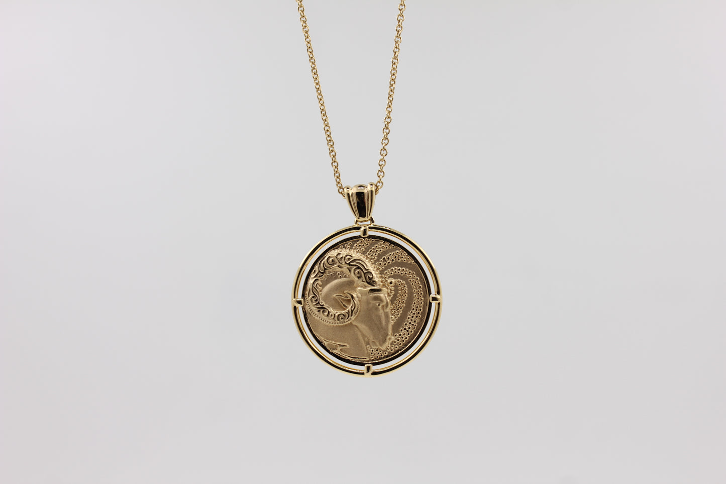 Gold Necklace "ARIES"