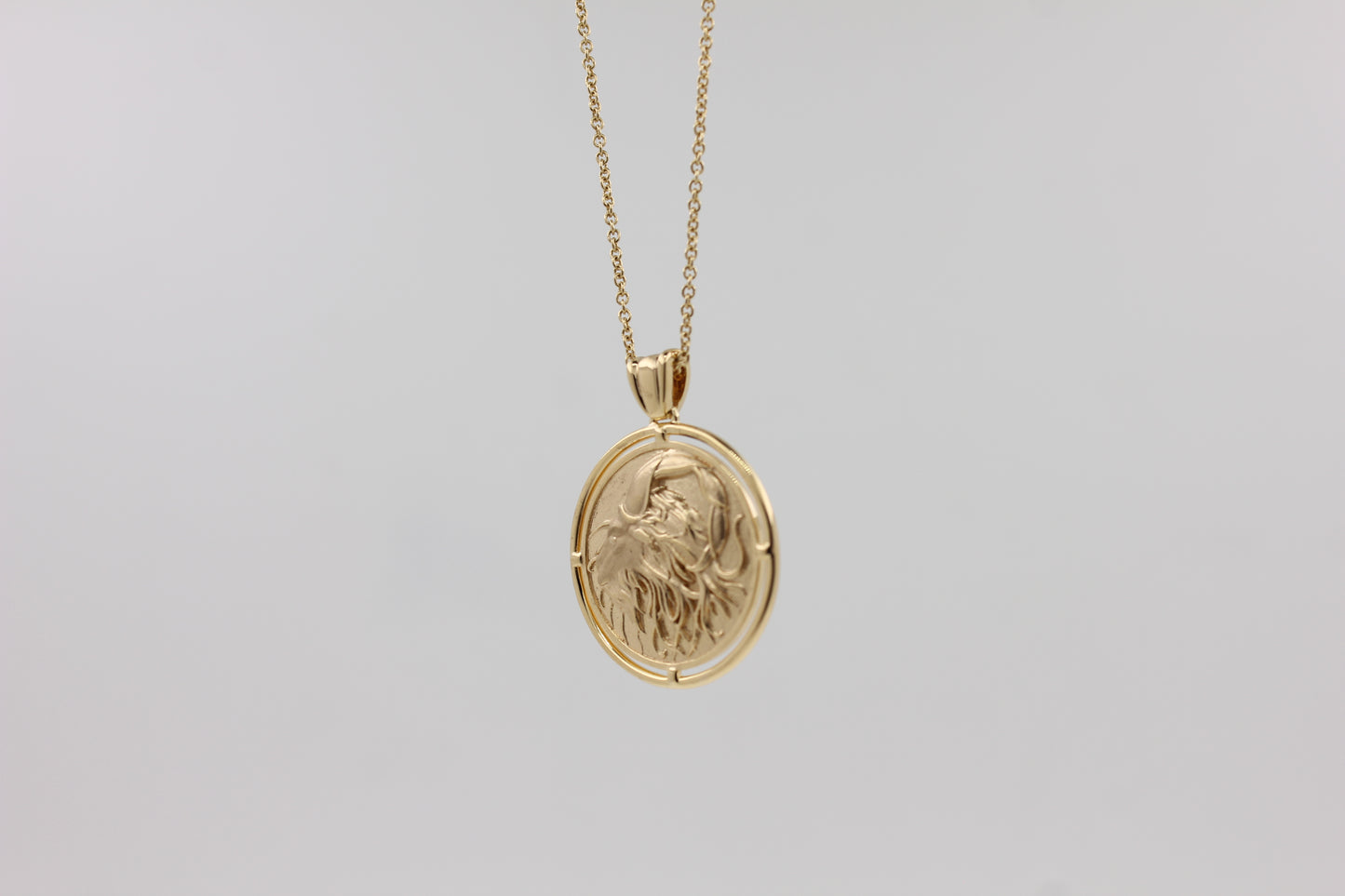 Gold Necklace "CAPRICORN"