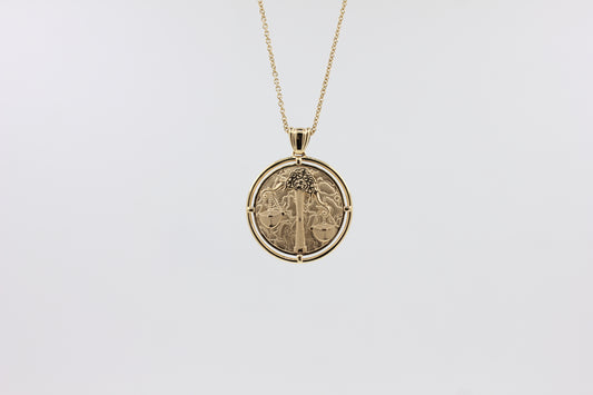 Gold Necklace "LIBRA"