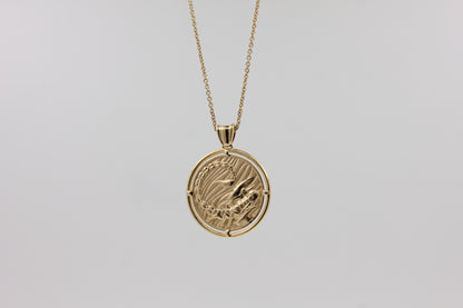Gold Necklace "SCORPIO"
