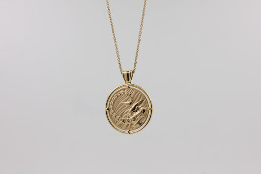Gold Necklace "SCORPIO"