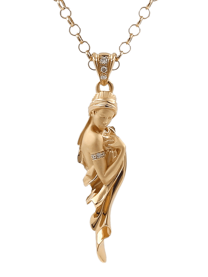 Gold Necklace “NYMPHS” - Manuel Carrera Cordon
