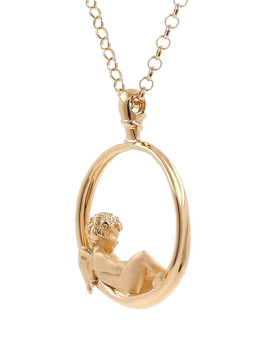 Gold Necklace “ANGELS” - Manuel Carrera Cordon