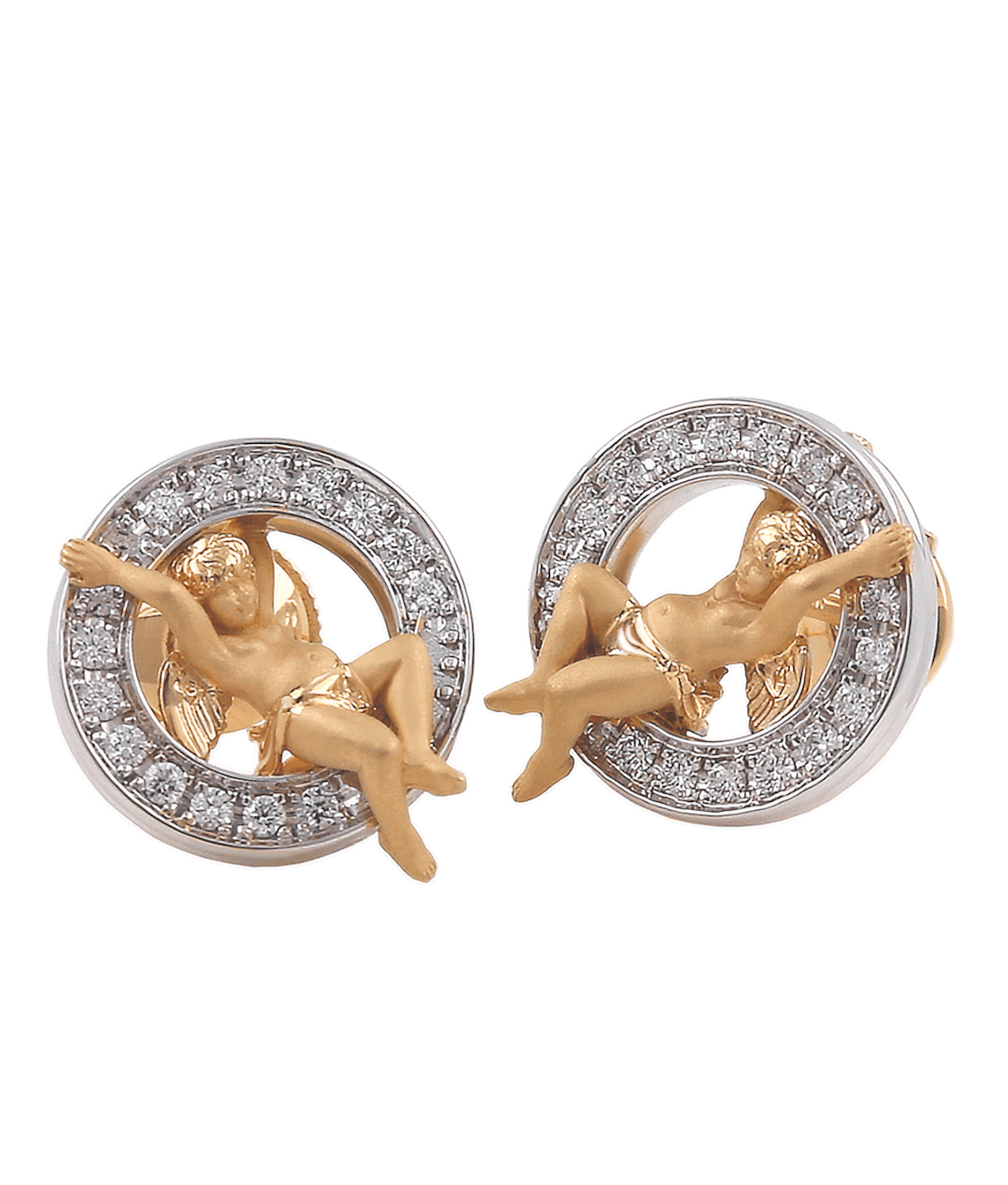Gold Earrings “ANGELS” - Manuel Carrera Cordon