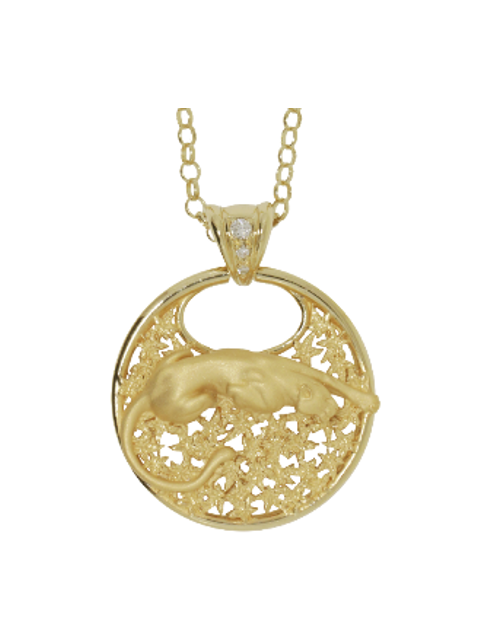 Gold Necklace “GUARDIAN” - Manuel Carrera Cordon
