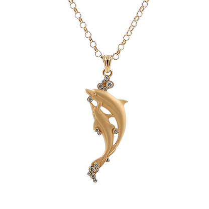 Gold Necklace “DOLPHIN” - Manuel Carrera Cordon