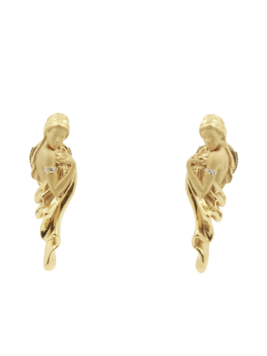 Gold Earrings “NYMPHS” - Manuel Carrera Cordon