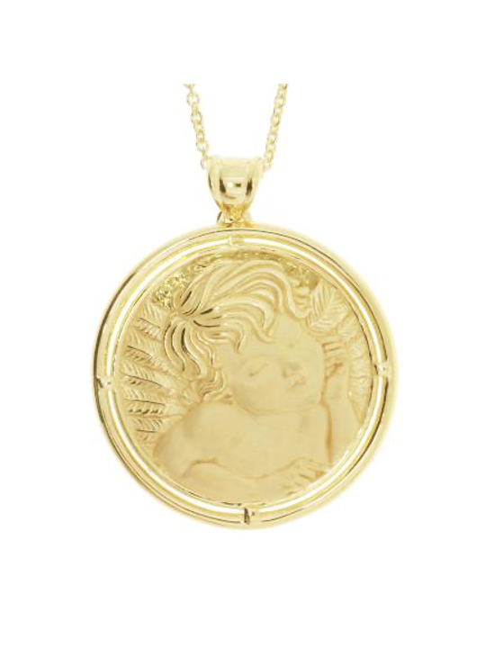 Gold Necklace “CHERUBS” - Manuel Carrera Cordon