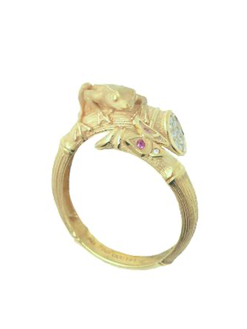 Gold Ring “KAERU” - Manuel Carrera Cordon