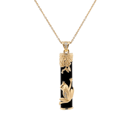 Gold Necklace “KAERU” - Manuel Carrera Cordon